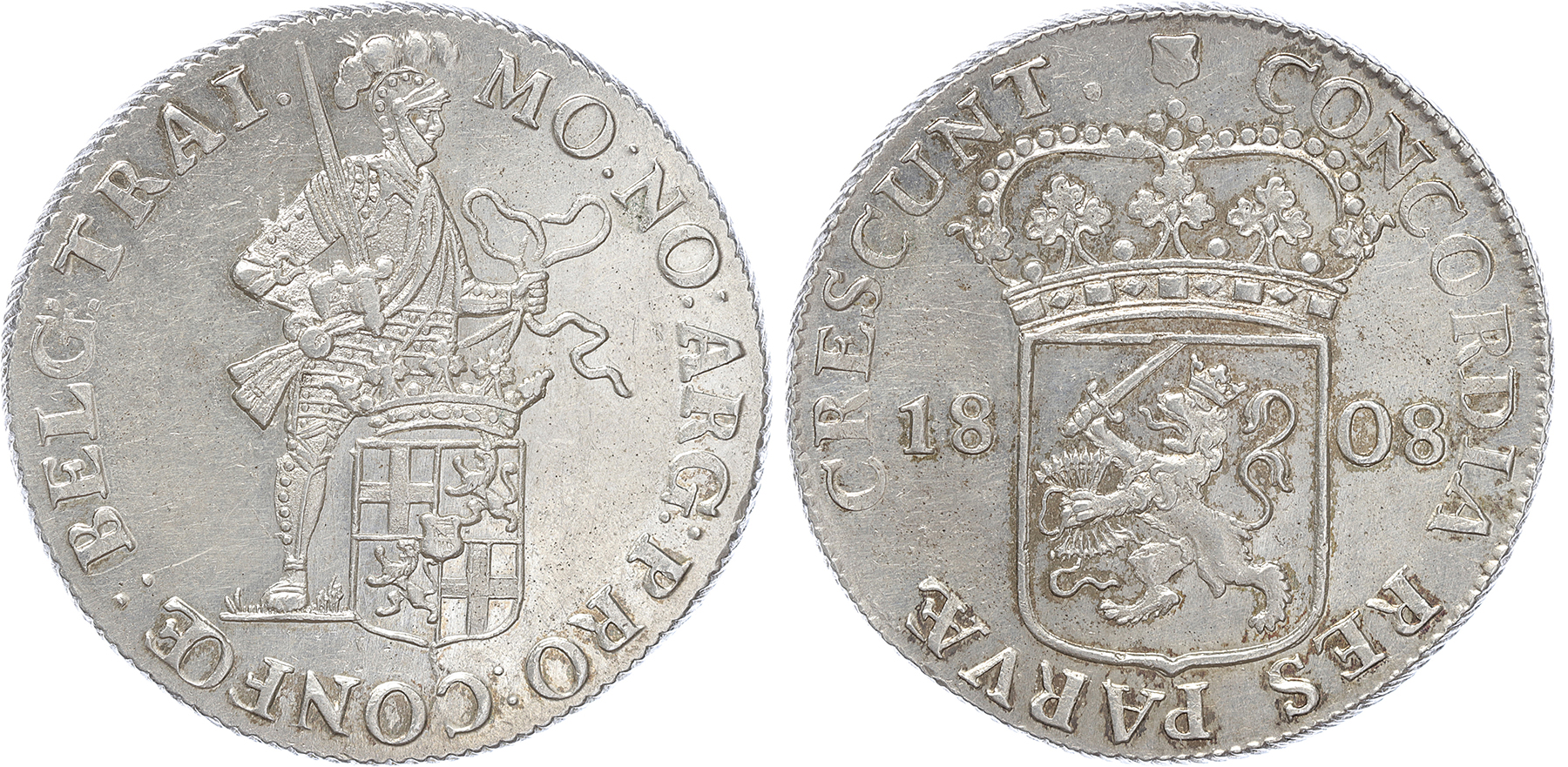 Koninkrijk Holland Zilveren dukaat 1808