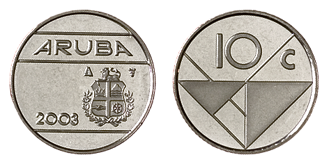 10 Cent Aruba BU/FDC
