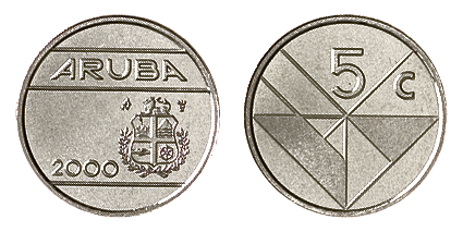5 Cent Aruba BU/FDC