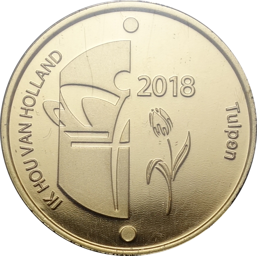 Holland Coincard 2018 met gouden penning