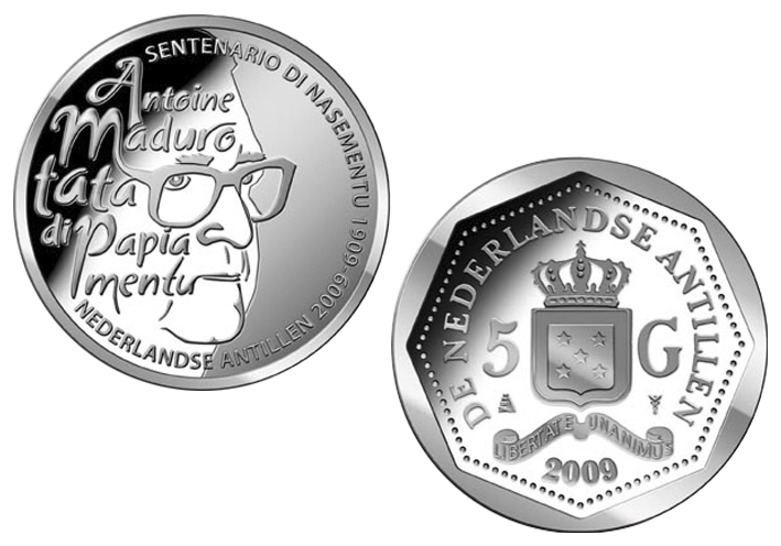 5 Gulden 2009 Maduro Nederlandse Antillen Proof