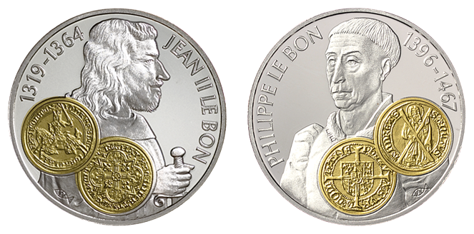 Nederlandse Antillen complete serie 24 verschillende 10 Gulden handelsmunten Proof 2001