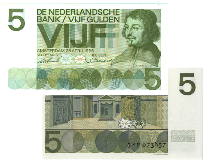 5 gulden 1966 Vondel I 23-1a