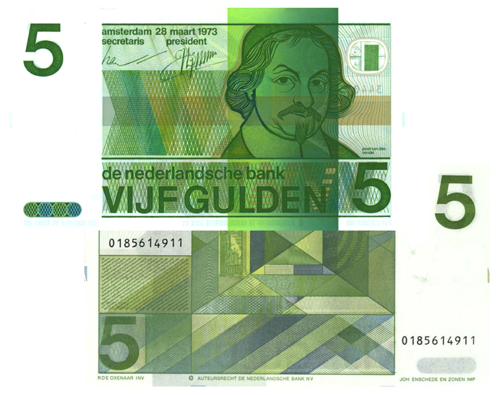 5 gulden 1973 Vondel II 24-1