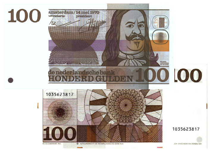 100 gulden 1970 Michiel de Ruyter 122-1