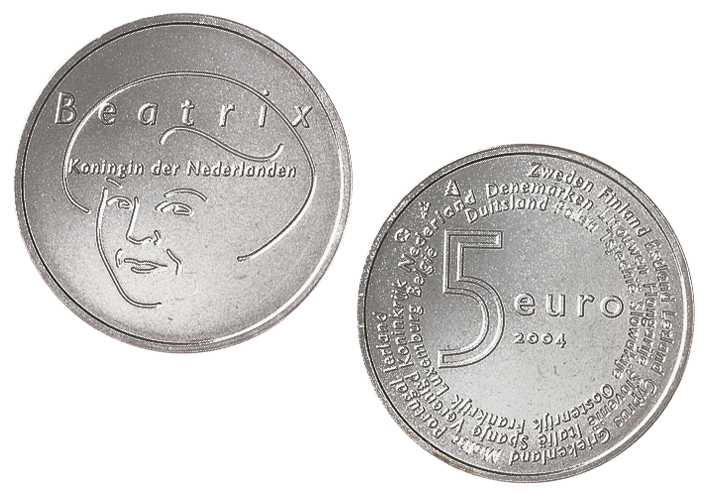 getuige Onzorgvuldigheid mate Europamunt 5 euro 2004 zilver UNC - Theo Peters Numismatiek & Filatelie B.V.