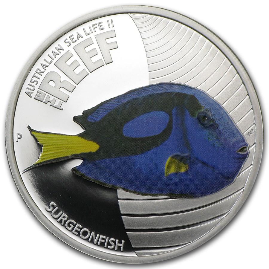 Australië Surgeonfish 2012 0.5 ounce silver