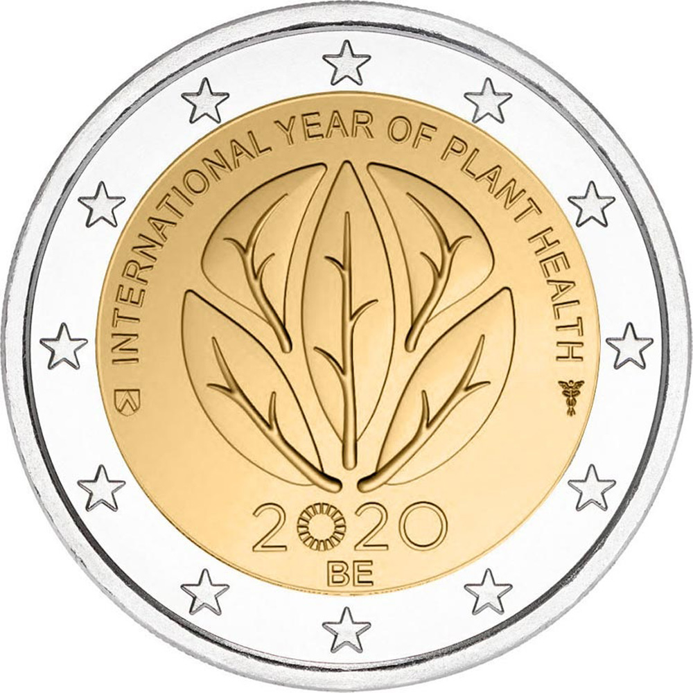 Belgie 2 euro 2020 Plantengezondheid UNC