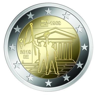 België 2 euro 2018 Opstand UNC
