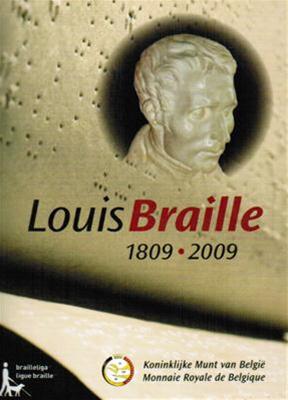 België 2 euro 2009 Louis Braille BU in blister