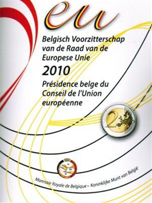 België 2 euro 2010 EU voorzitter BU in blister