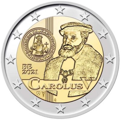 België 2 euro 2021 Carolus V UNC