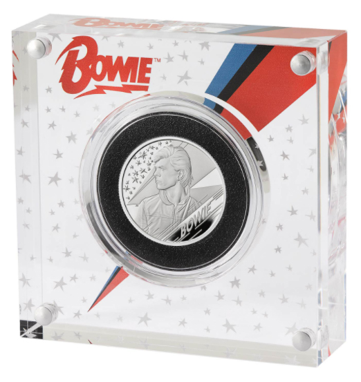 David Bowie 1 Pound zilver proof 2020 Verenigd Koninkrijk