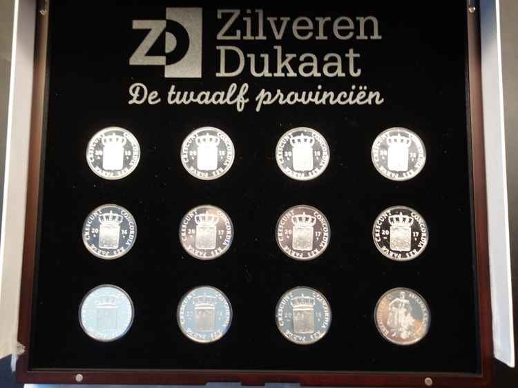 Zilveren Dukatenset 2015-2019 in cassette
