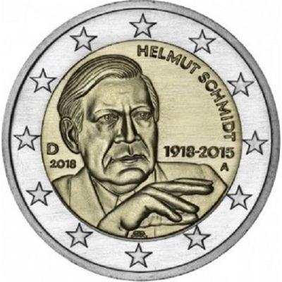 Duitsland 2 euro 2018 Helmut Schmidt UNC
