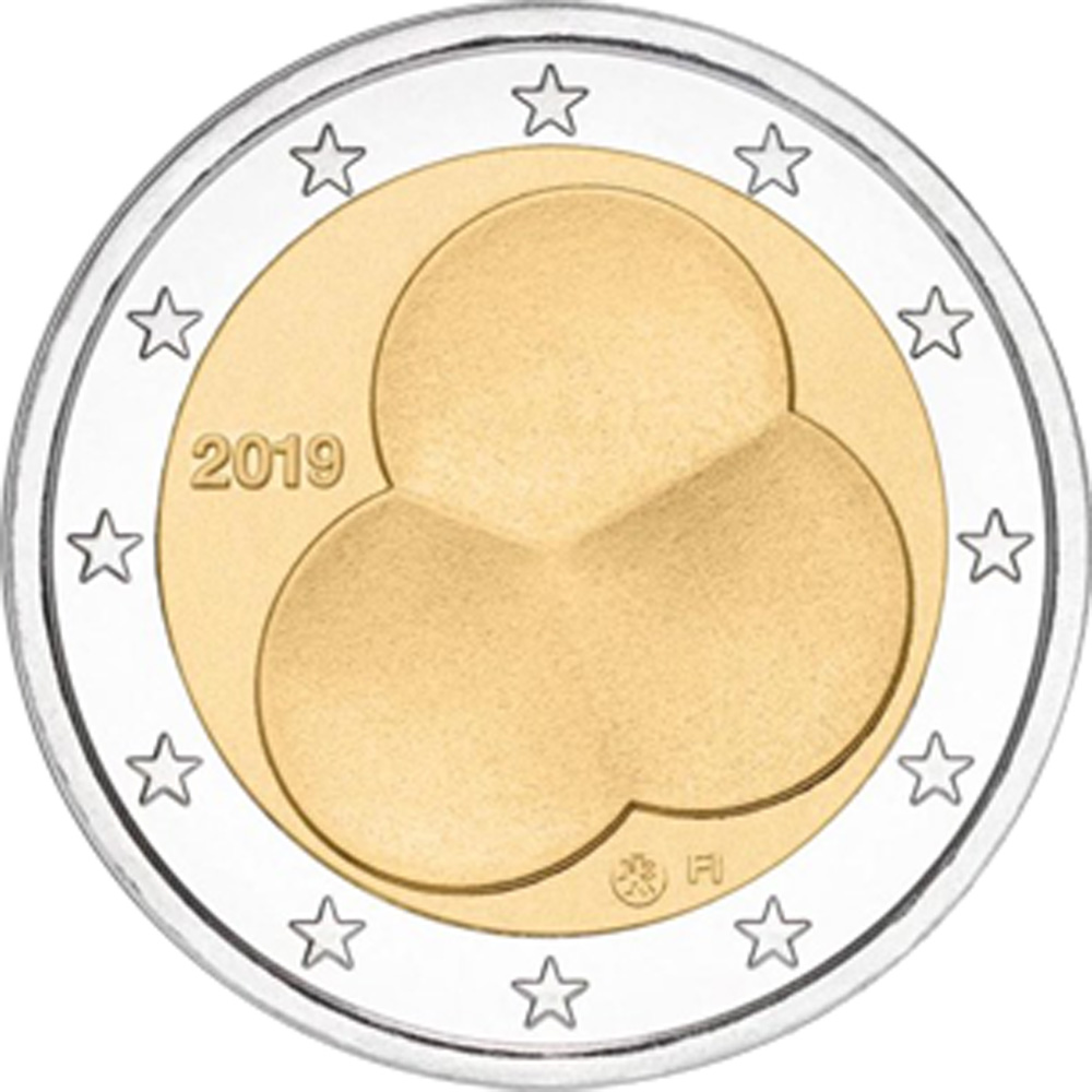 Finland 2 euro 2019 Grondwet UNC