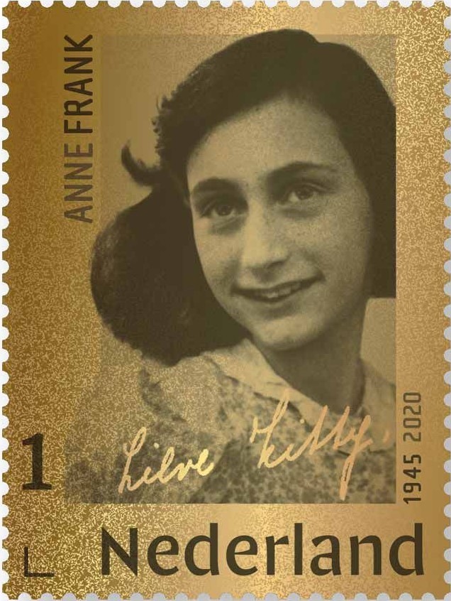 Nederland Gouden postzegel Anne Frank 2020