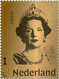 Nederland Gouden postzegel Koningin Juliana 2020