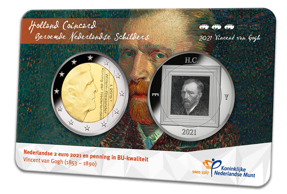 Holland Coincard 2021 met zilveren penning