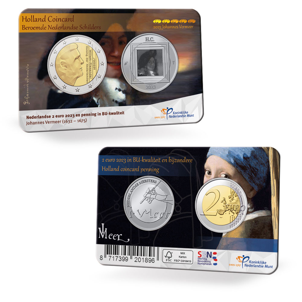 Holland Coincard 2023 met zilveren penning
