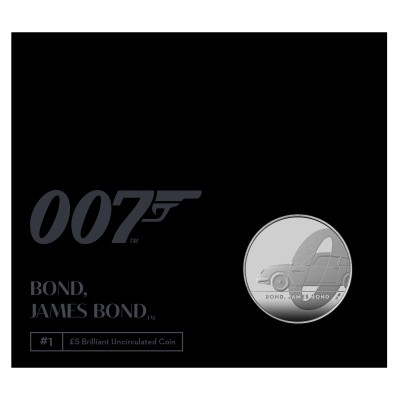 James Bond 5 Pound BU 2020 Verenigd Koninkrijk