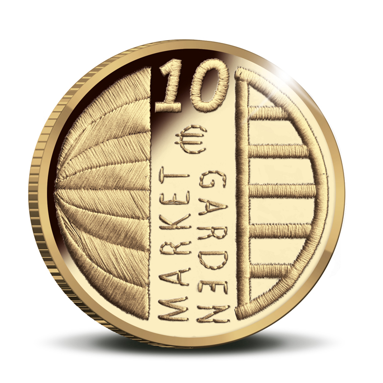 Market Garden 10 euro goud 2019 herdenkingsmunt proof