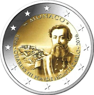 Monaco 2 euro 2016 150 jaar Monte-Carlo Proof