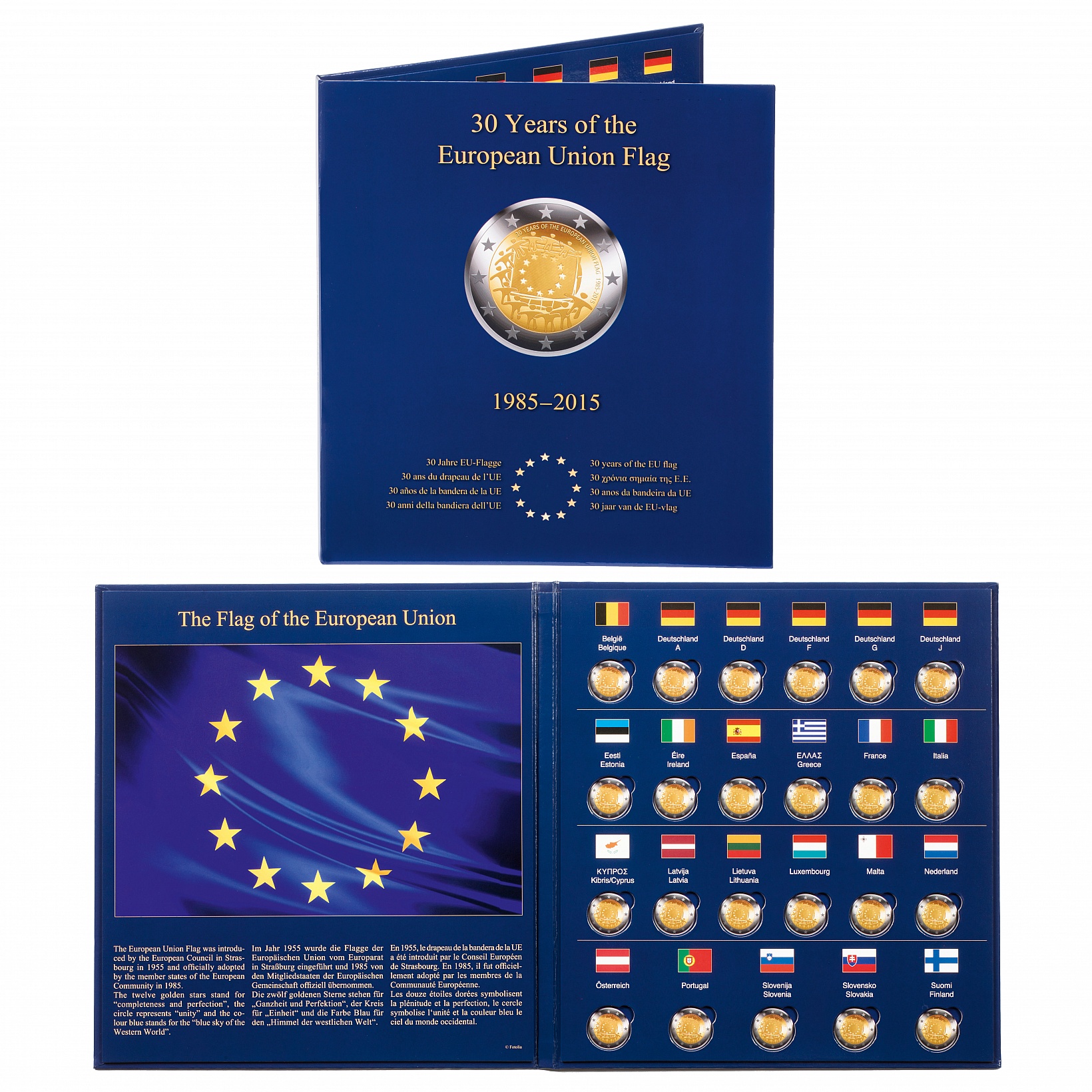 Presso 2 euro 30 Jaar Europese vlag 2015
