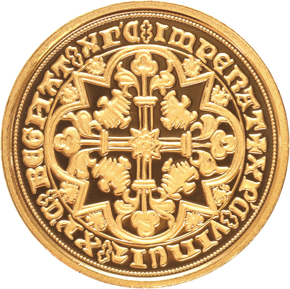 Replica van de Gouden Lam 1373 Graafschap Holland in Goud