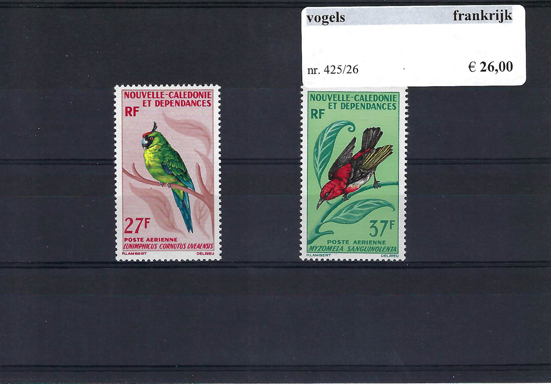 Themazegels Vogels Frankrijk nr. 425/426