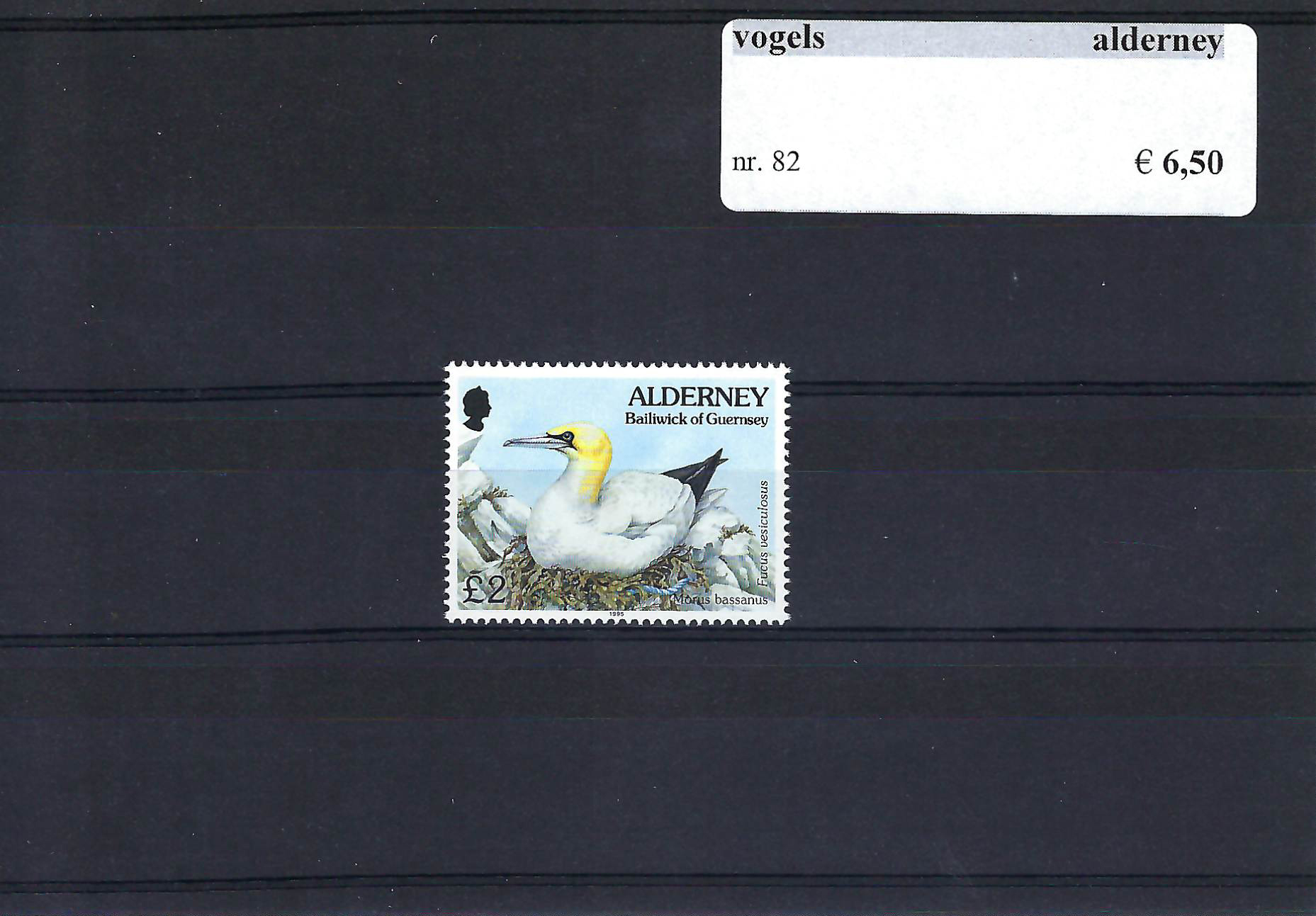 Themazegels Vogels Alderney nr. 82