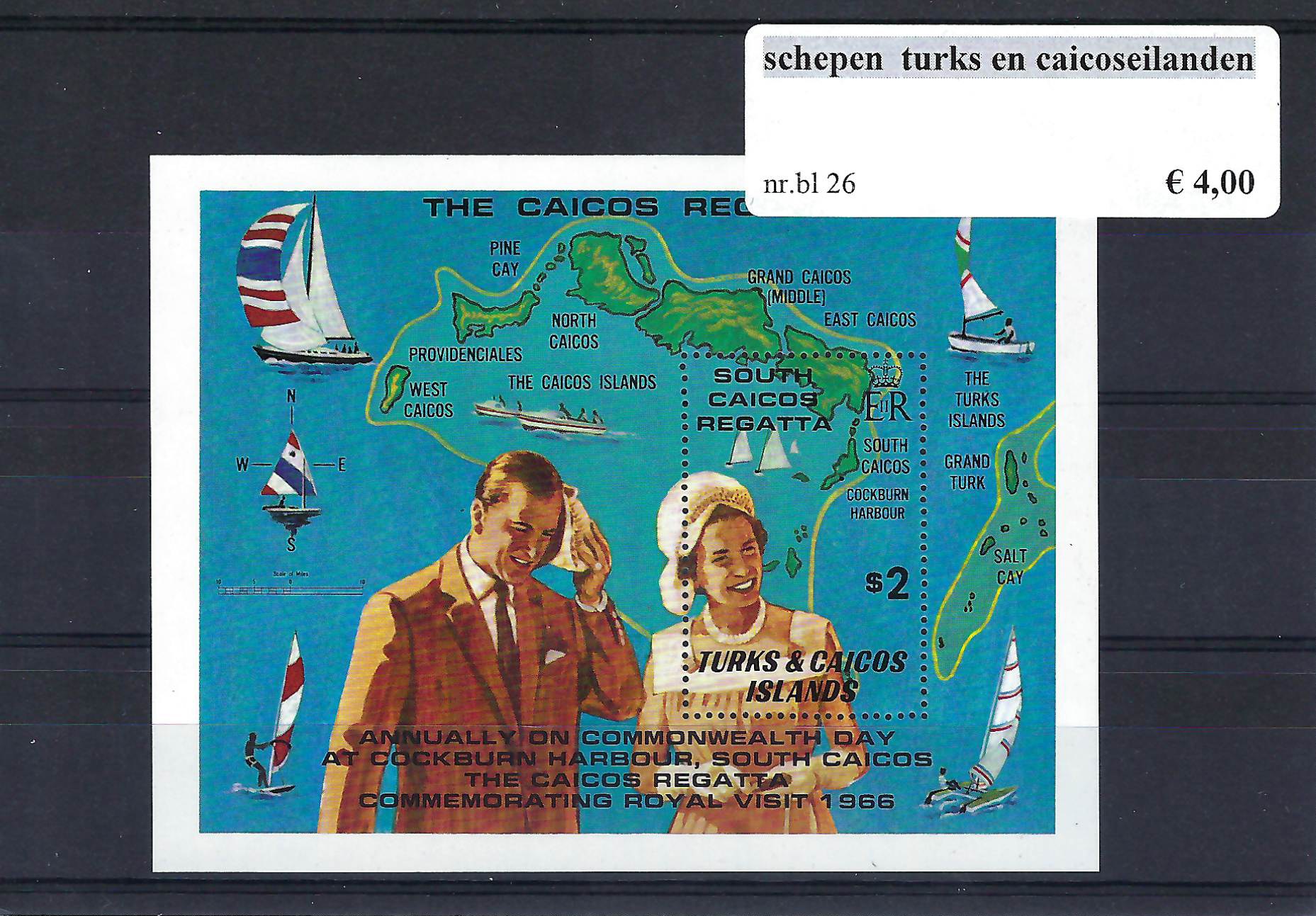 Themazegels Schepen Turks en Caicoseilanden nr. bl. 26