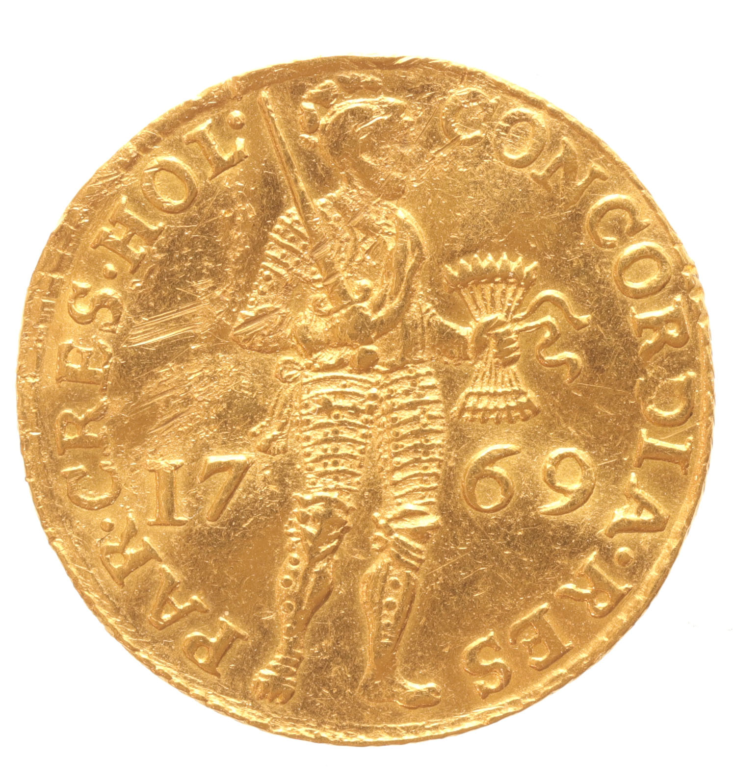 Holland Nederlandse dukaat goud 1769