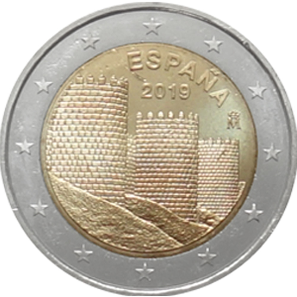 Spanje 2 euro 2019 Avila UNC