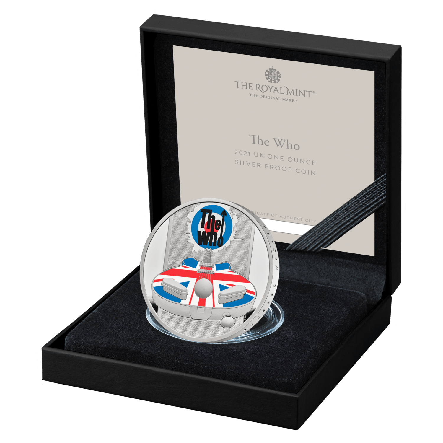 The Who 2 Pound 1 ounce silver proof coin 2021 Verenigd Koninkrijk