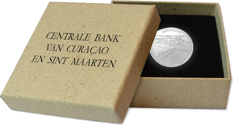 5 Gulden 2023 Willemstad Curaçao en Sint Maarten Proof