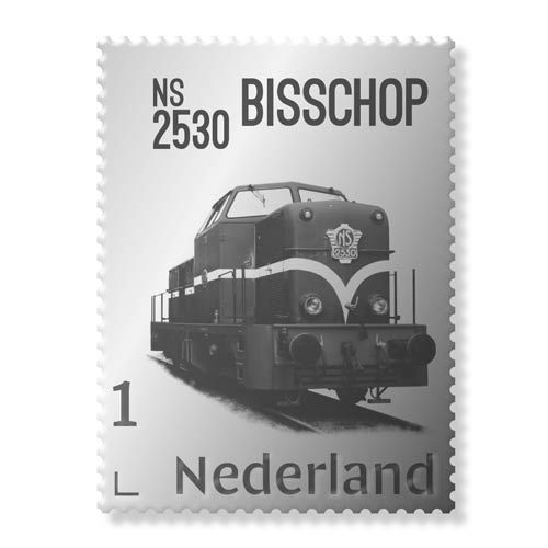 Zilveren Postzegel NS 2530 Bisschop 2022