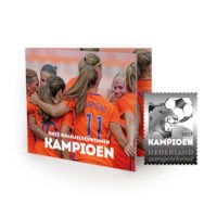 Zilveren Postzegel onze Oranjeleeuwinnen kampioen 2017