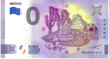 0 Euro biljet Mexico 2021 - Mexico