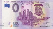 0 Euro biljet Qatar 2019 - Sheikh Khalifa bin Hamad