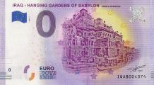 0 Euro biljet Iraq 2019 - Hanging Gardens of Babylon