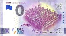 0 Euro biljet Kroatië 2025 - Split Dioklecijanova Palaca