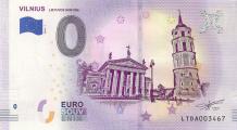 0 Euro Biljet Litouwen 2018 - Vilnius