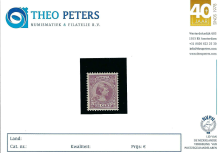 Nederland NVPH nr. 42 Prinses Wilhelmina met hangend haar postfris