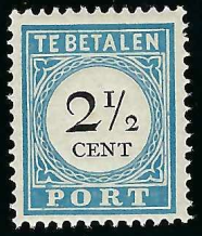 Nederland NVPH nr. P5 Port Cijfer 1881-1887 postfris