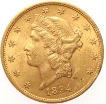 USA 20 Dollars 1894