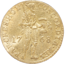Holland Nederlandse dukaat goud 1768
