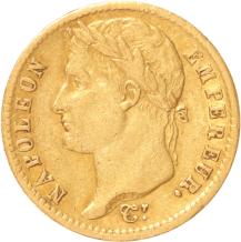 French incorporation 20 Francs 1813