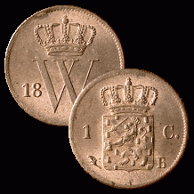 1 Cent 1822B UNC