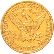 USA 5 Dollars 1901